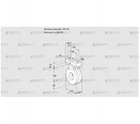 BVA65/50Z05V (88302373) Дроссельная заслонка Kromschroder