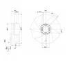 Осевой вентилятор ebmpapst A1G250AH3752
