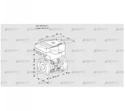 IFC350/50F05-32PPPP/20-30W3E-I (88303644) Регулирующий клапан с сервоприводом Kromschroder