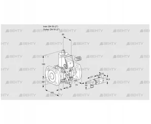 VAS350F/NW (88034018) Газовый клапан Kromschroder