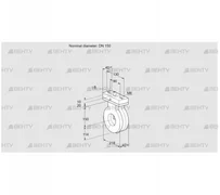 BVA150Z05V (88302419) Дроссельная заслонка Kromschroder