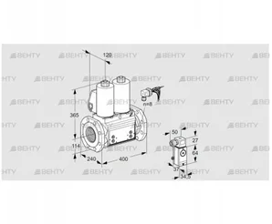 VCS9125F05NNALB/PPPP/P2PP (88204442) Сдвоенный газовый клапан Kromschroder