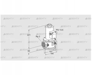 VR 50R01NT33D (85248400) Воздушный электромагнитный клапан Kromschroder