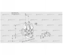 VCG1E20R/15R05NGEWR/2-PP/4-PP (88105399) Клапан с регулятором соотношения Kromschroder