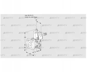 VAS350/-F/NW (88017480) Газовый клапан Kromschroder