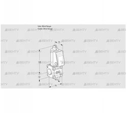 VAS1T-0/NQSR (88031794) Газовый клапан Kromschroder