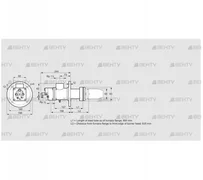 BIC 65RB-800/835-(37)E (84031091) Газовая горелка Kromschroder