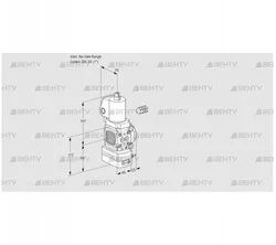 VAD1-/25R/NPGL-50A (88027517) Газовый клапан с регулятором давления Kromschroder