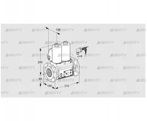 VCS780F05NNWLE/PPPP/PPPP (88203709) Сдвоенный газовый клапан Kromschroder