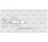 BIC 65HD-300/335-(98)F (84031044) Газовая горелка Kromschroder