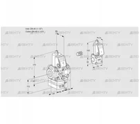 VAH2E40R/40R05HEVWR/PP/BS (88104708) Клапан с регулятором расхода Kromschroder