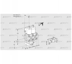 VCD1E25R/25R05D-50NWL/PP2-/2-MM (88106008) Регулятор давления Kromschroder