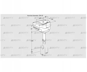 IBH40Z01A/20-15W3E (88303027) Дроссельная заслонка Kromschroder