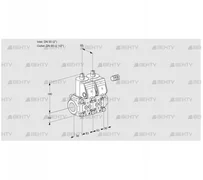 VCS3E50R/65R05NNWR/PPPP/PPPP (88104979) Сдвоенный газовый клапан Kromschroder