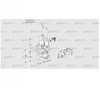 VAD350R/NW-100A (88032593) Газовый клапан с регулятором давления Kromschroder