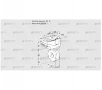 IBA40/25Z05/20-15W3E (88302406) Дроссельная заслонка Kromschroder