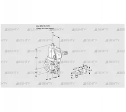 VAS115/-R/NWSR (88015562) Газовый клапан Kromschroder