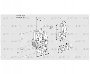 VCD1E25R/25R05FND-25WR/PP-1/PPBS (88104188) Регулятор давления Kromschroder