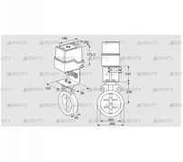 IDR300Z03D100AS/50-15W15TR10 (88303476) Дроссельная заслонка Kromschroder