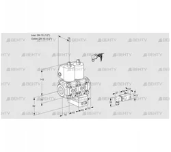 VCG1E15R/15R05NGNWL/PPPP/2-PP (88106015) Клапан с регулятором соотношения Kromschroder