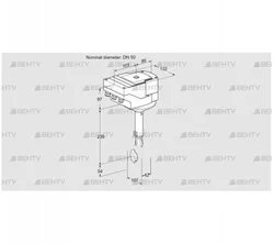 IBH50Z01A/40A2A (88302249) Дроссельная заслонка Kromschroder