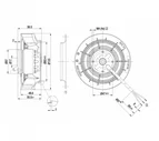 Центробежный вентилятор ebmpapst R2E133RA0301