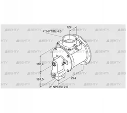 TJ28.0300-A1AHATND2E8XSY1 (85401309) Газовая горелка Kromschroder