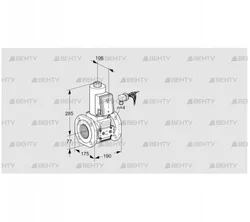 VAS665F05NQE/PP/EP (88204811) Газовый клапан Kromschroder