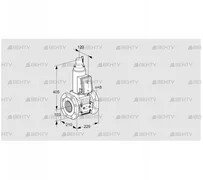 VAS8T100A05LWE/PP/PP (88203147) Газовый клапан Kromschroder