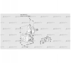 VAS350/-F/NWSR (88015462) Газовый клапан Kromschroder